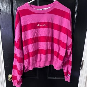 Champion Striped Crew Neck